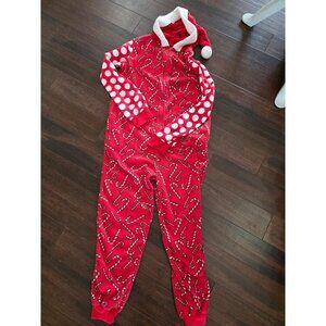 #Followme Unisex One Piece Holiday Christmas One Piece Outfit Pjs Onsie Sz Med